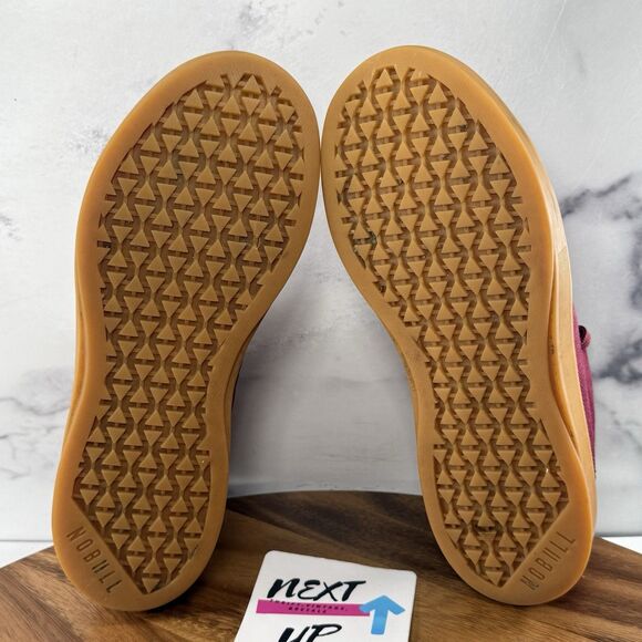 Women’s size 7.5-NOBULL Mid Canvas Trainer Cabernet Red Gum Sole Cross Fit Gym - Picture 6 of 9